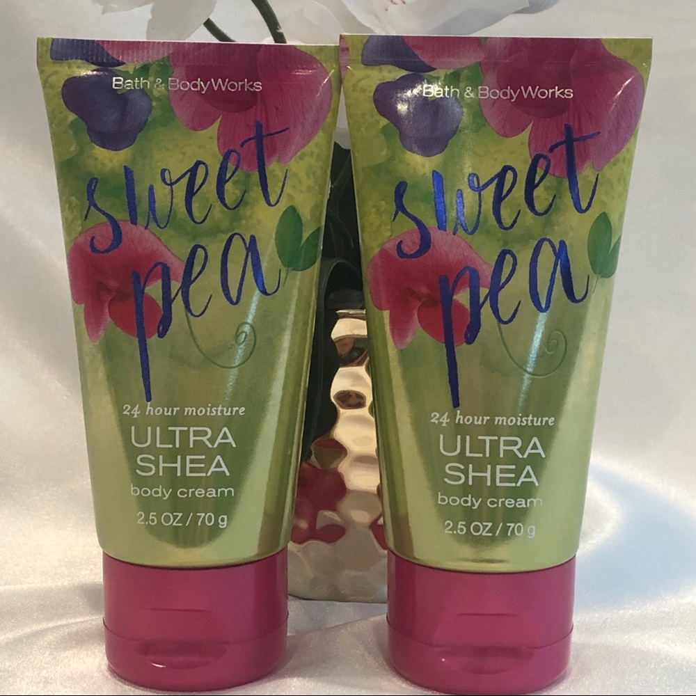 🌺Lot Of (2) Bath&Body Works SWEET PEA Body Cream
